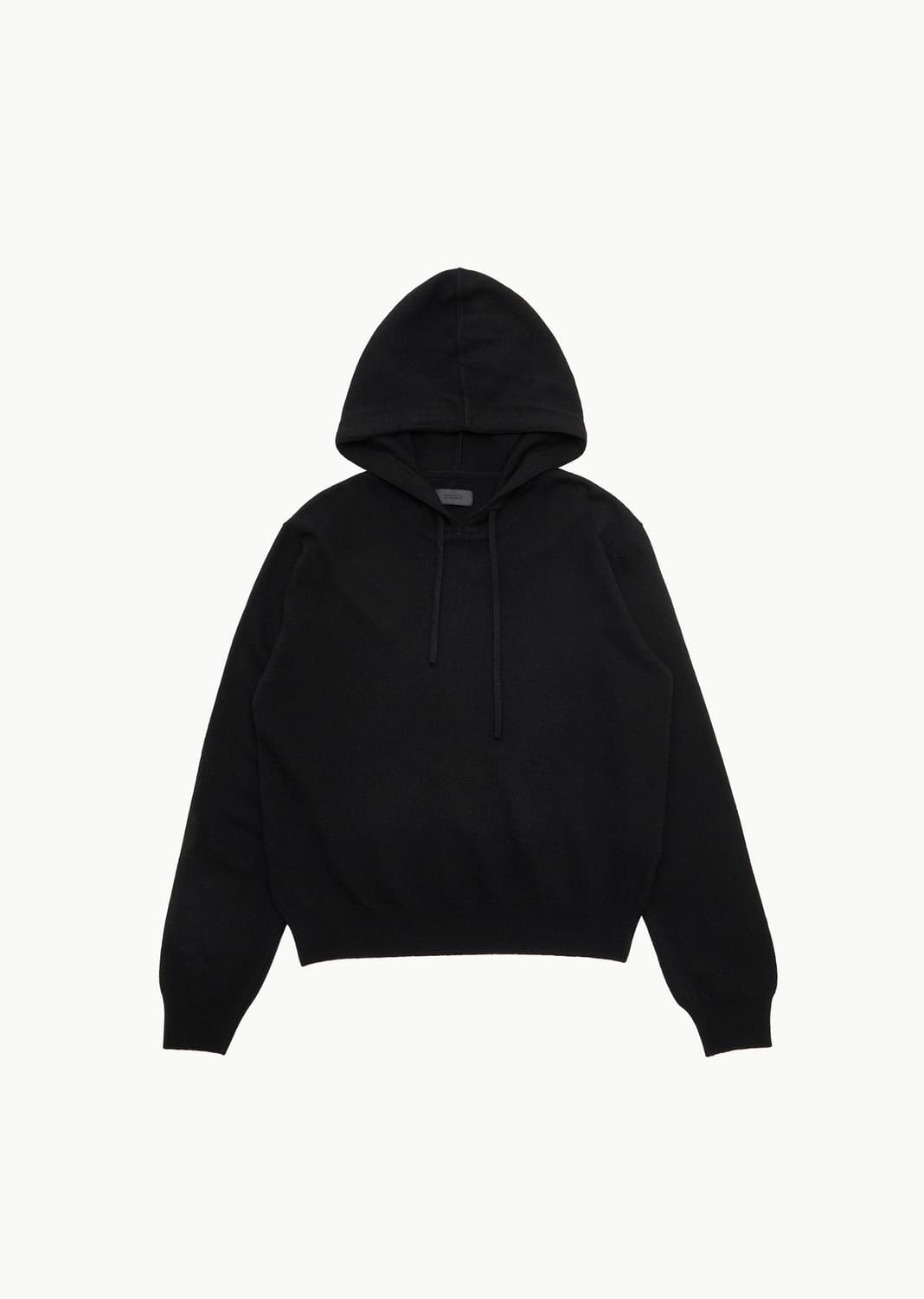 knit hoodie (black) 상품이미지1