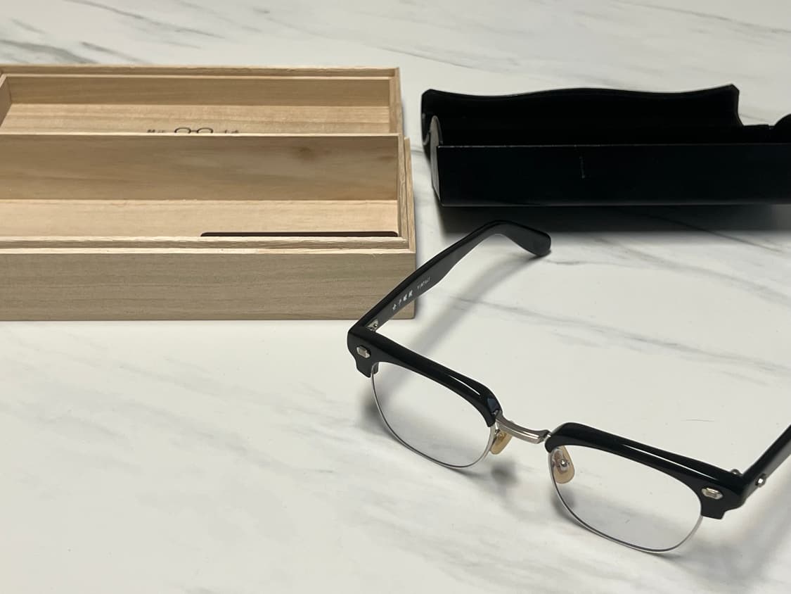 금자안경 kv-94 블랙 실버 하금테 상품이미지2
