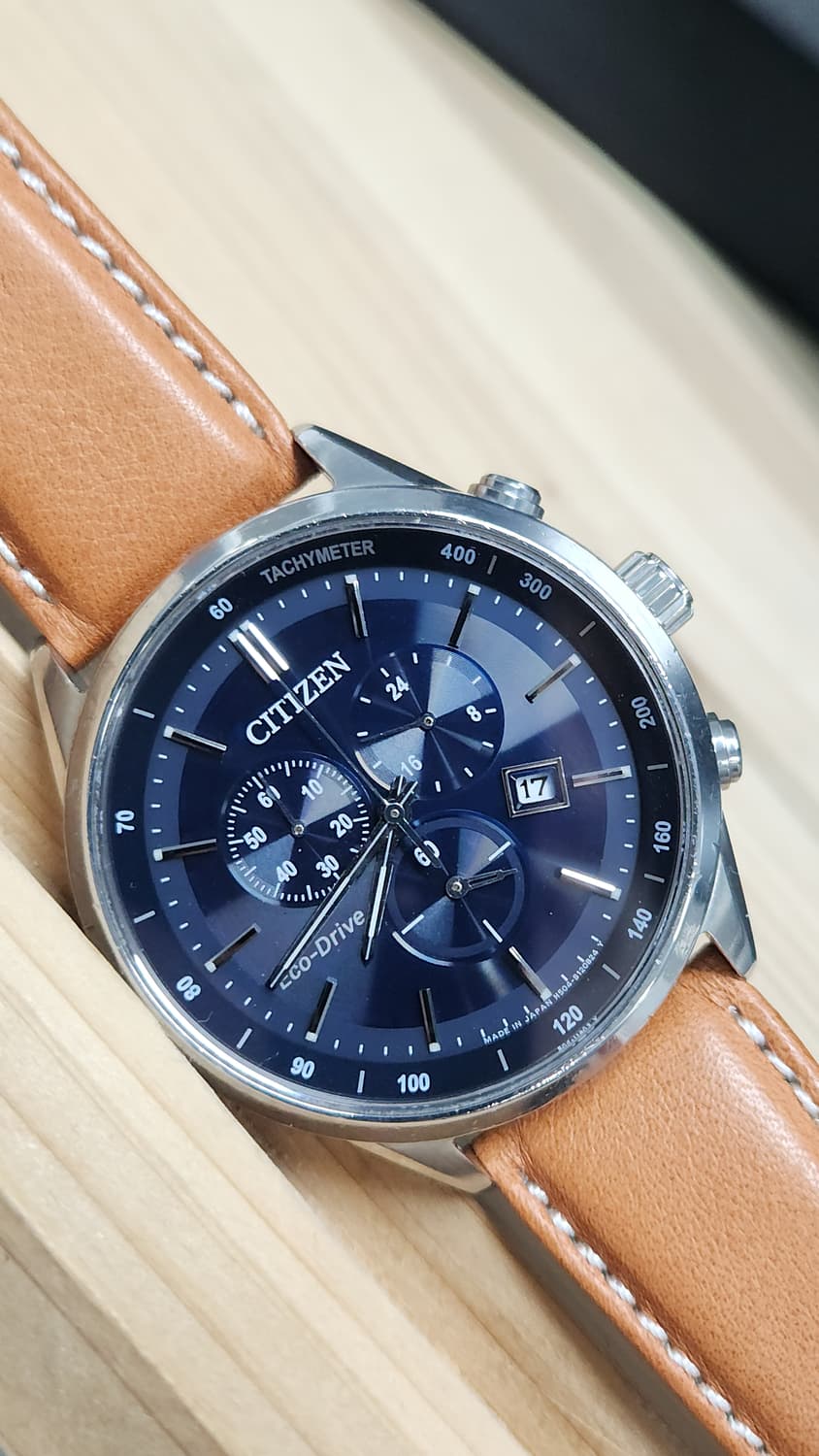 # 씨티즌 CITIZEN 정품 에코드라이브 크로노그래프 남성명품시계 급처 상품이미지9