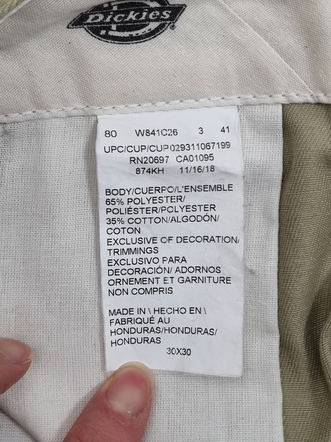 디키즈 874 30x30 상품이미지6