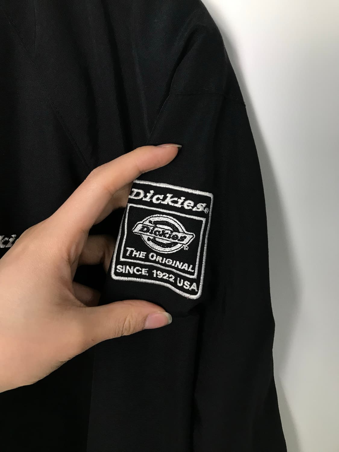 디키즈 자수로고 블랙 바람막이 자켓 상품이미지5