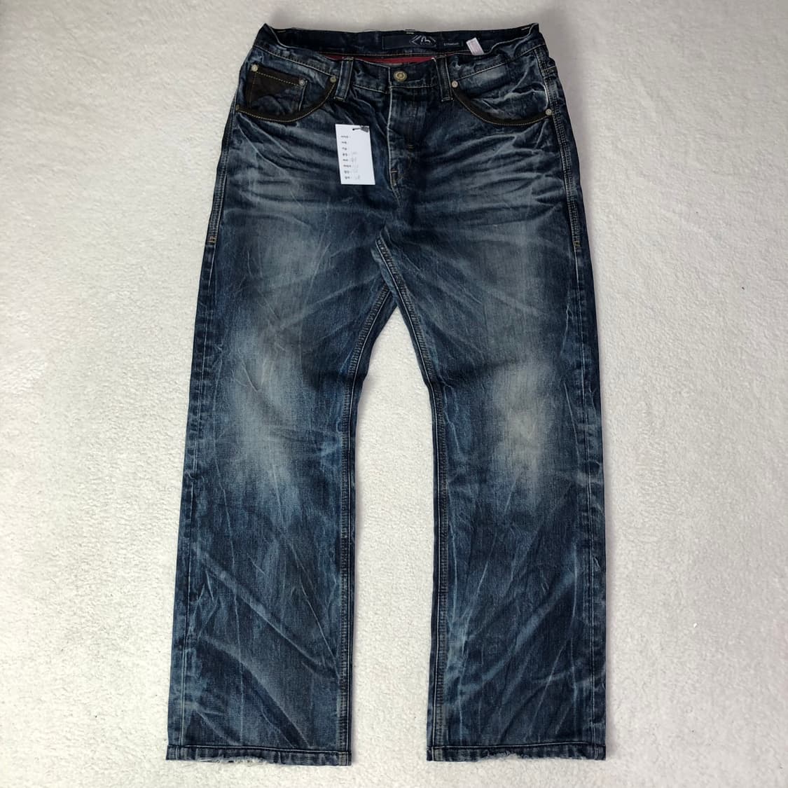 에비수 빈티지워시드 데님팬츠  상품이미지2