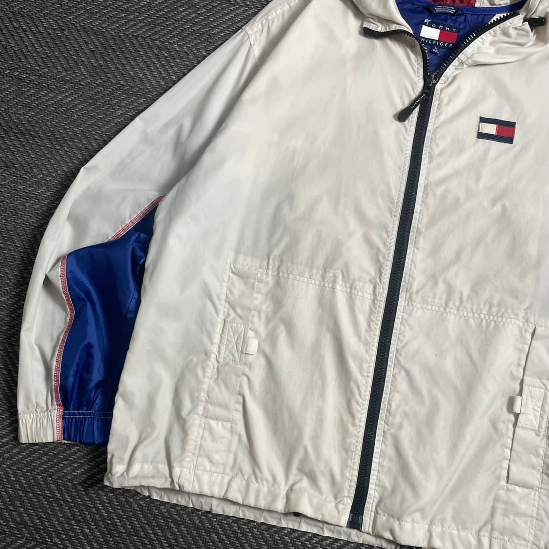 00s 타미힐피거 스펠아웃 빅로고 바람막이o 4758 상품이미지3