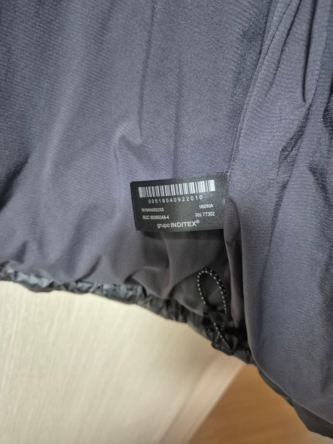 자라 x 앤드 원더 워터 레지스턴트 앤 윈드프루프 다운점퍼 xs 상품이미지7