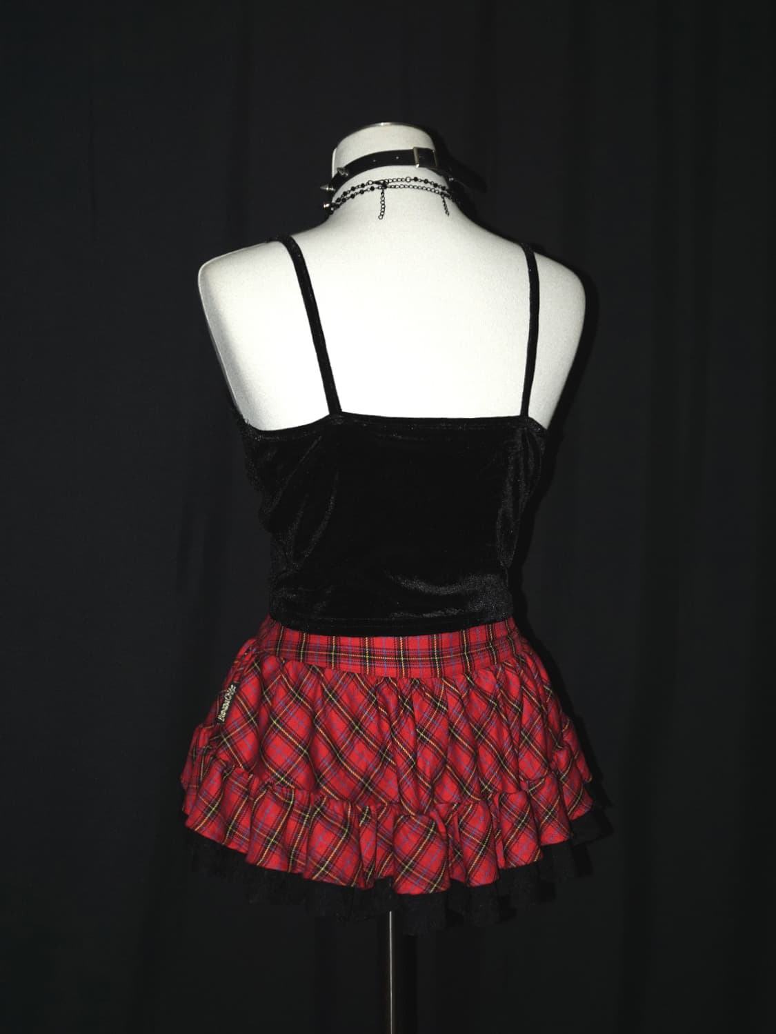 gothic cross velvet sleeveless  상품이미지7