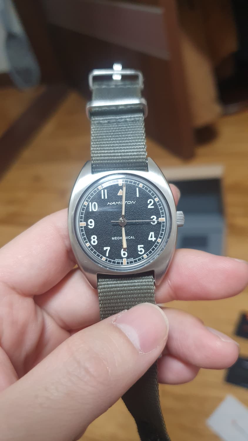 해밀턴 w10 카키 에비에이션 상품이미지3