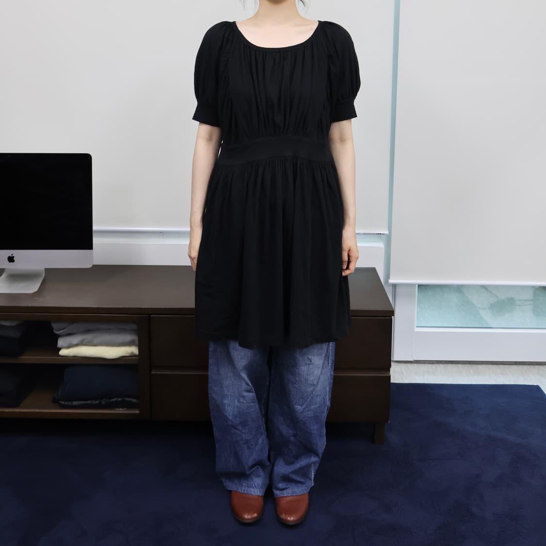 Zucca shirred dress 상품이미지1