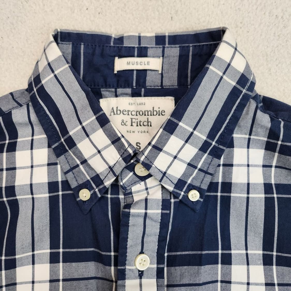 새상품 ABERCROMBIE & FITCH 체크 셔츠 Men S 상품이미지2