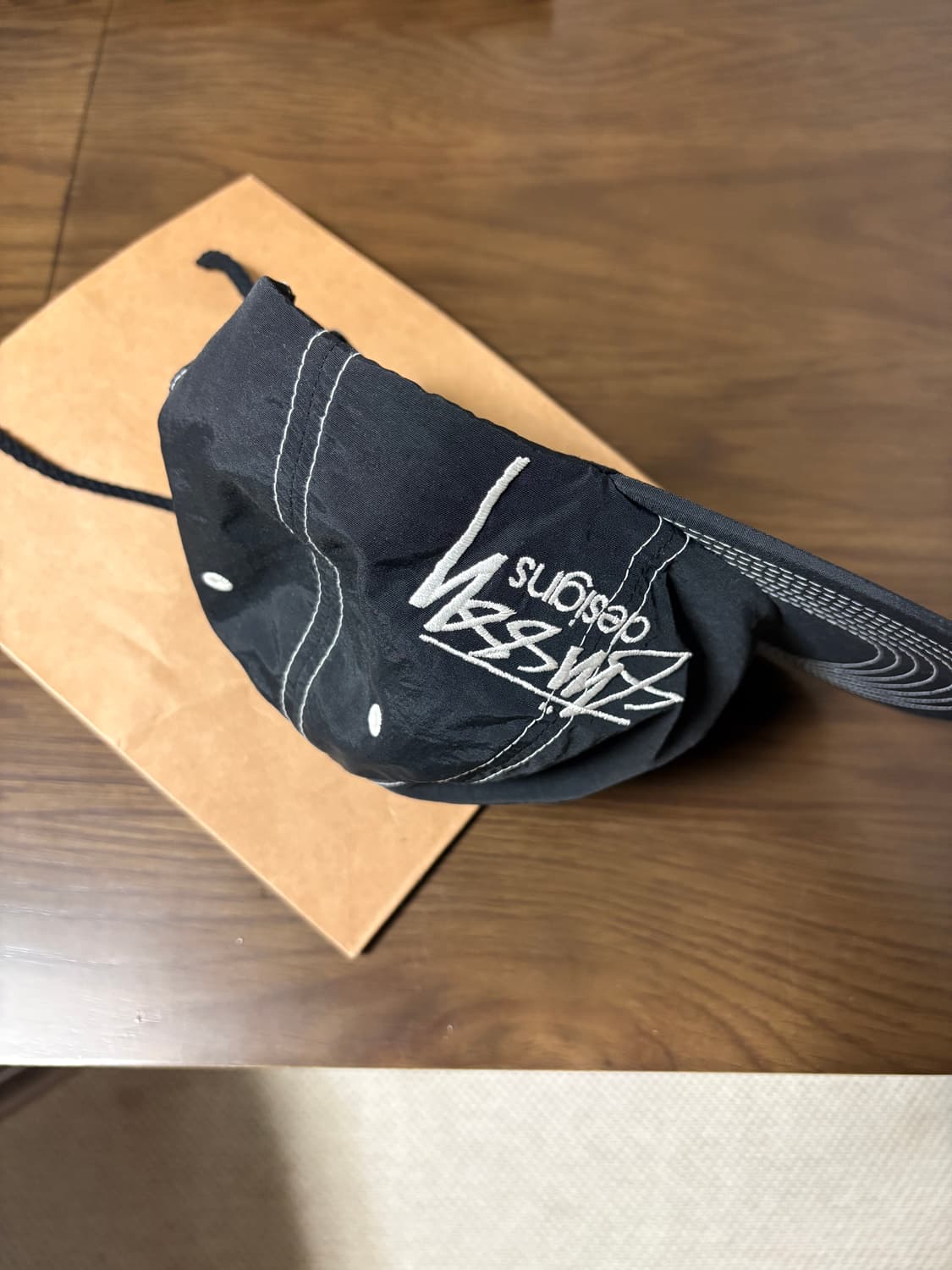 스투시 Stussy 미드 뎁스 스냅백 블랙 상품이미지3