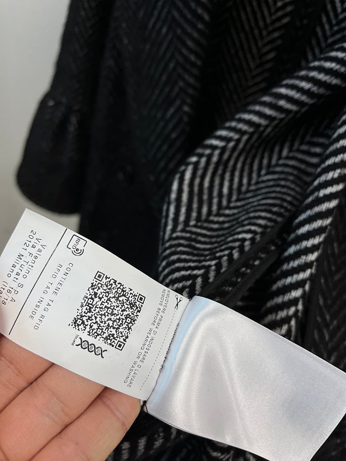 여) 발렌티노 러플슬리브 울코트  상품이미지10