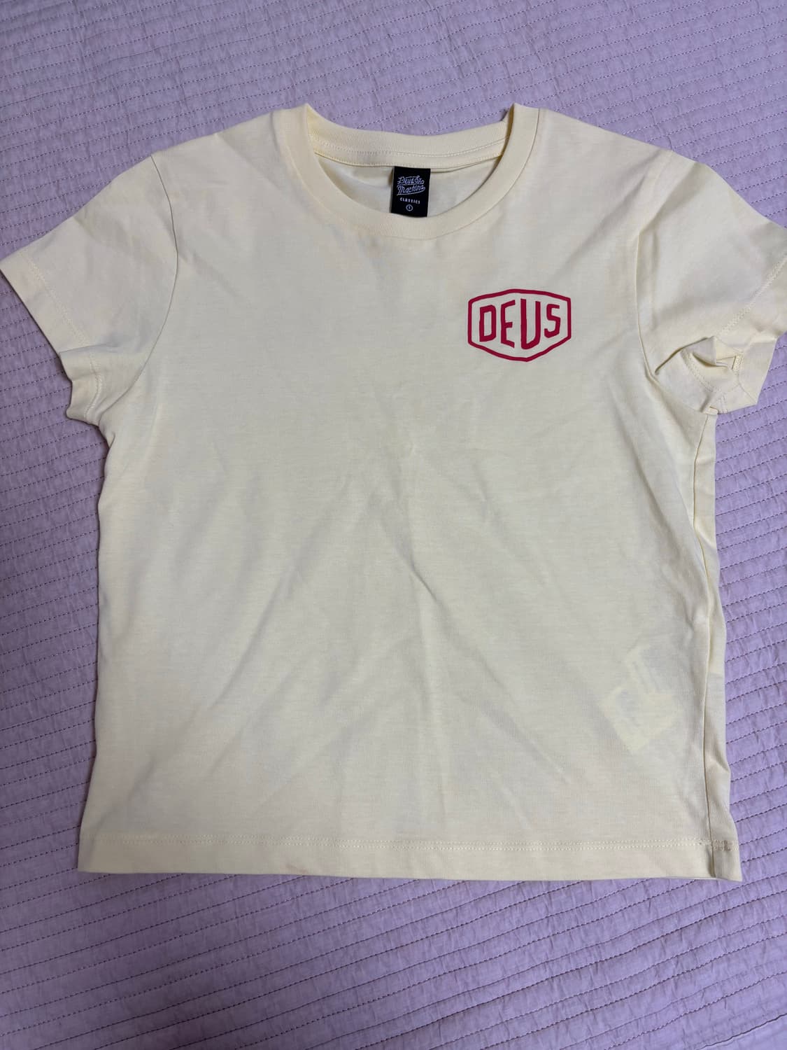 데우스 엑스 마키나 서울 컬리지 어드레스 크롭티셔츠 상품이미지2