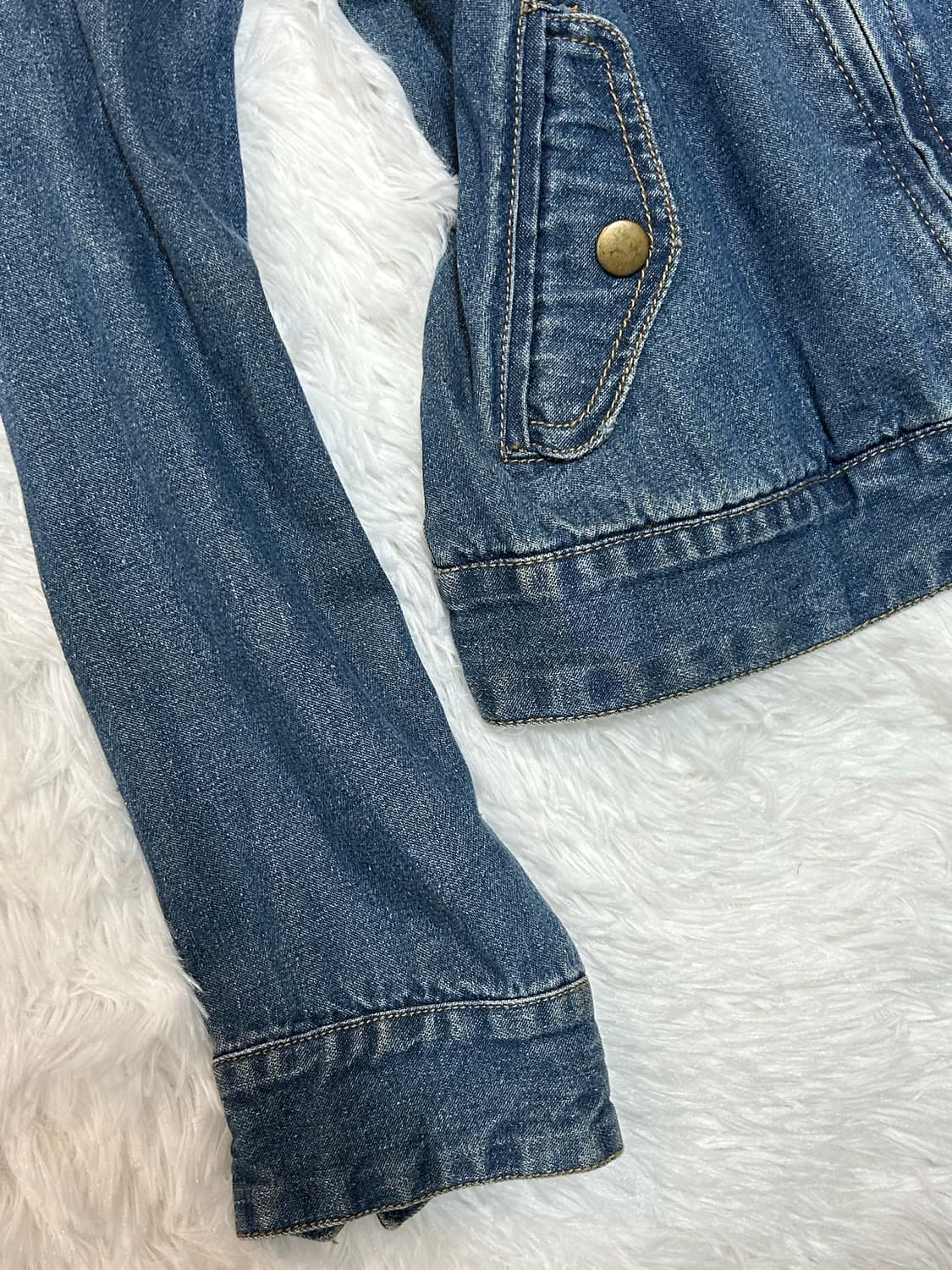 DKNY buckle denim rider jacket 상품이미지3