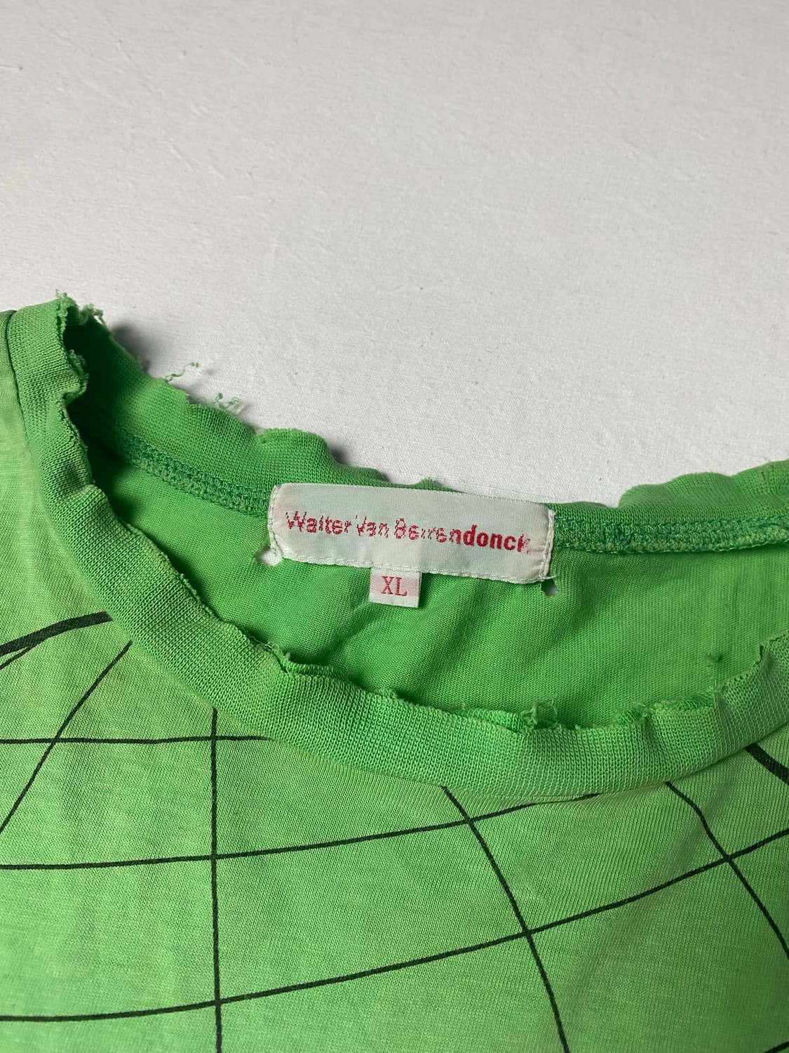 WALTER VAN BEIRENDONCK DISTRESSED SHIRT 상품이미지6