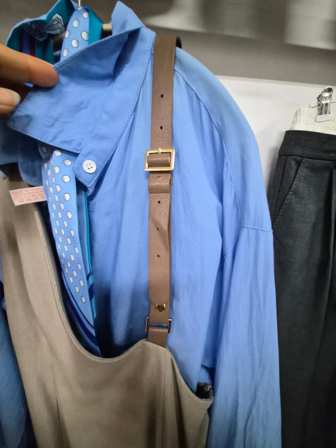 rienda 수입명품 플리츠 언발 원피스 상품이미지4