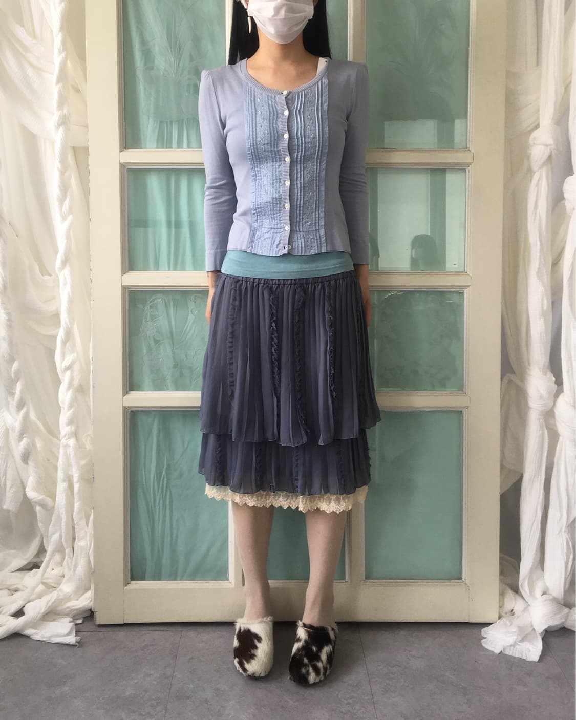 Layering point knit cardigan 상품이미지7