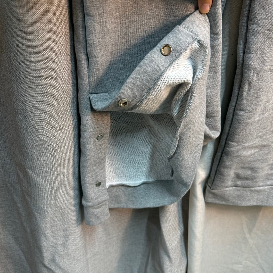 [L/새상품] 우알롱 wooalong 와이드 헤비 스웻 팬츠 상품이미지3