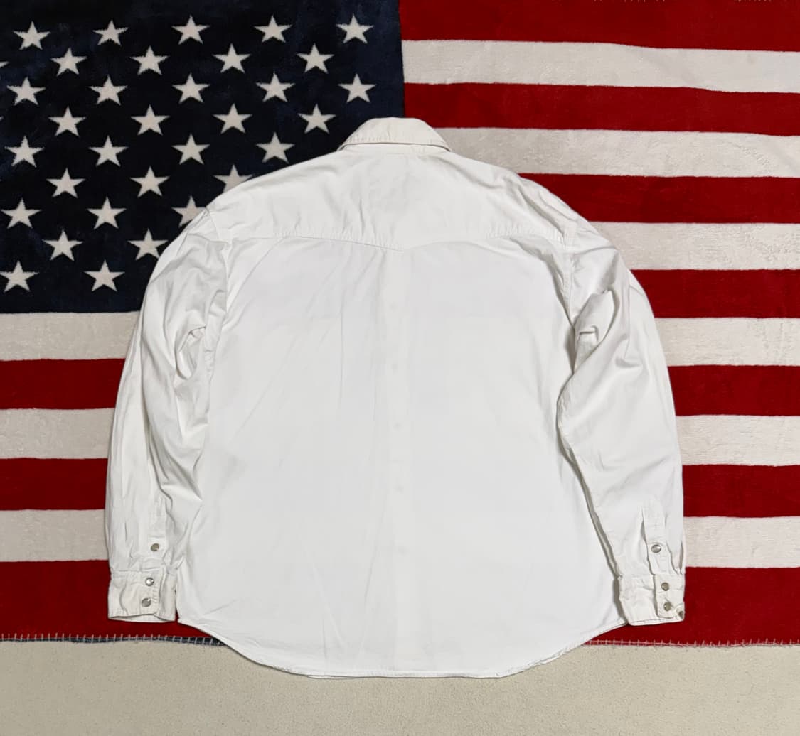 랭글러화이트 웨스턴셔츠 Wrangler Western Shirt [XL] 상품이미지8