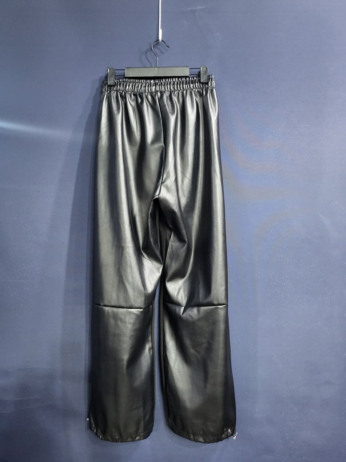 와이드 스트링 밴드 레더 팬츠(새상품) 상품이미지2