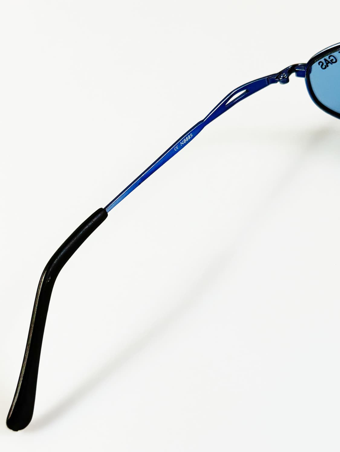 90s FIRE GAS 슬림 오벌 블루메탈 빈티지 틴트 선글라스 상품이미지7