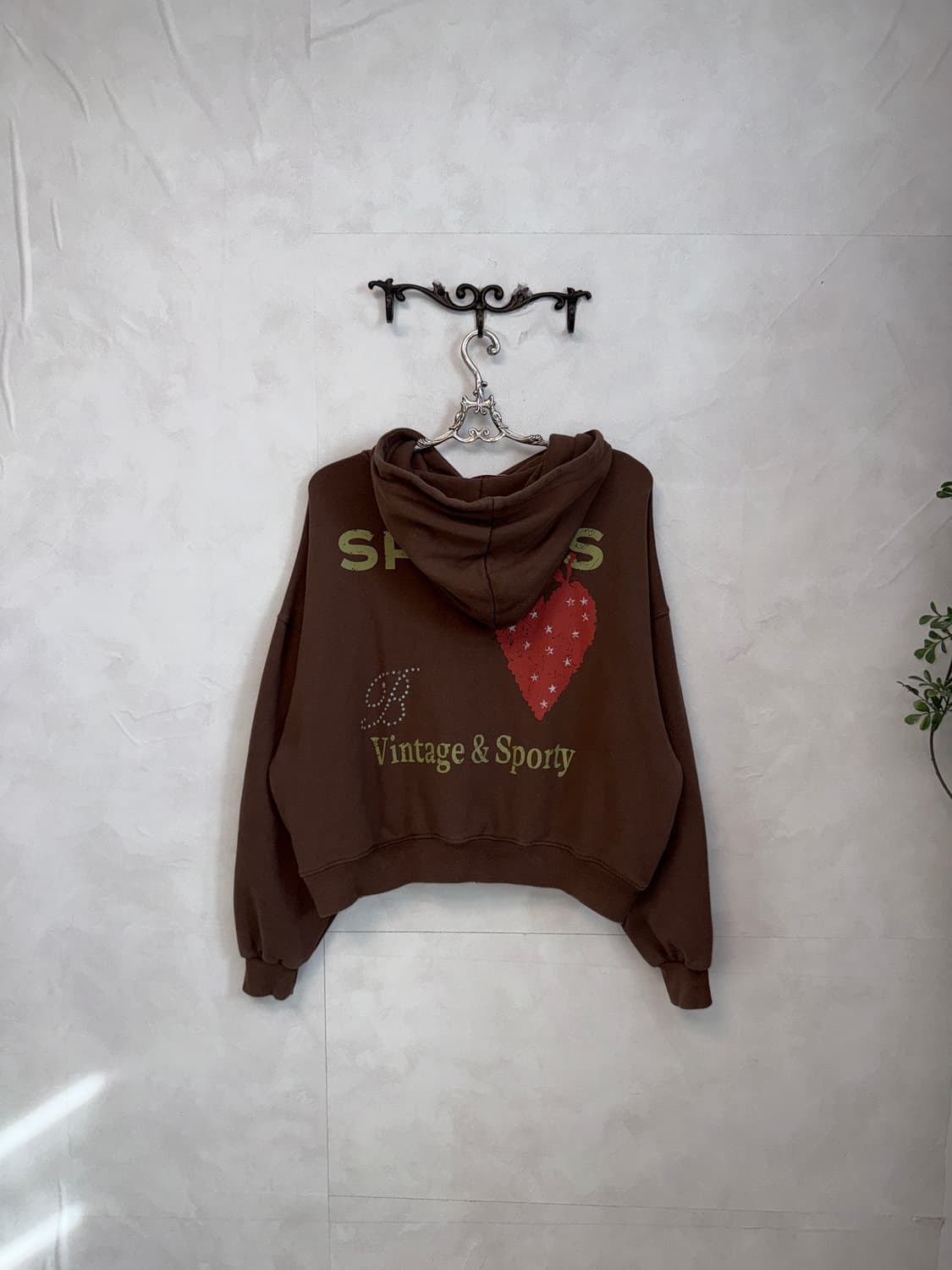 Bittercells Star Sporty hood zipup brown 상품이미지3