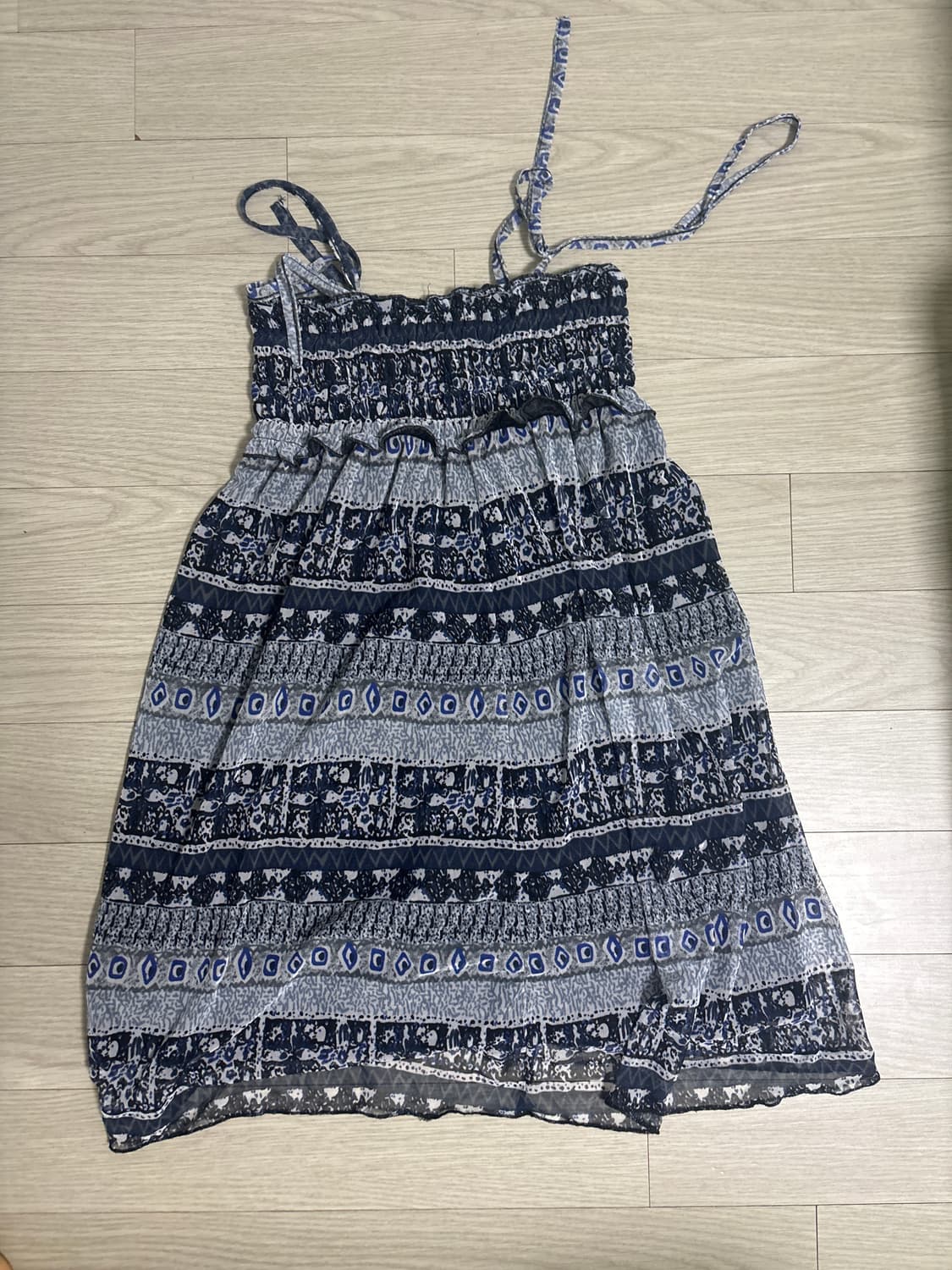 하구미 모리걸 에스닉 hippie mini dress 상품이미지1