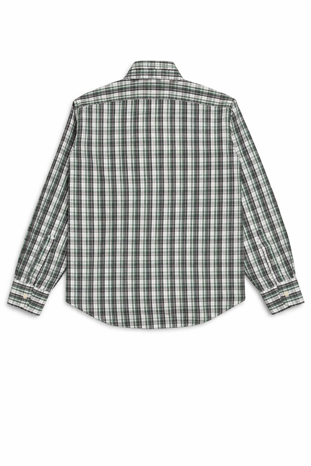 JPN 일본 빈티지 y2k 모리걸 아메카지 그린 체크 셔츠 포켓 남방 M 상품이미지2