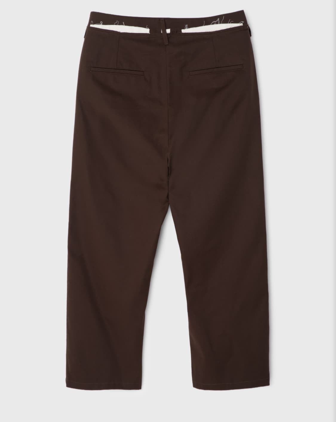 25SS 카미엘포트젠스 슬랙스 팬츠 브라운 상품이미지2