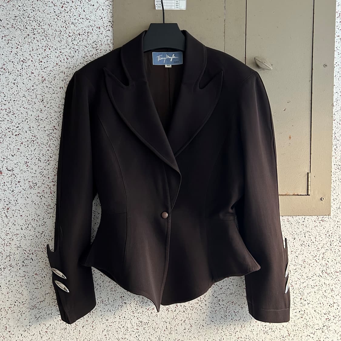 Mugler FW89 Peplum Wool Jacket 상품이미지5