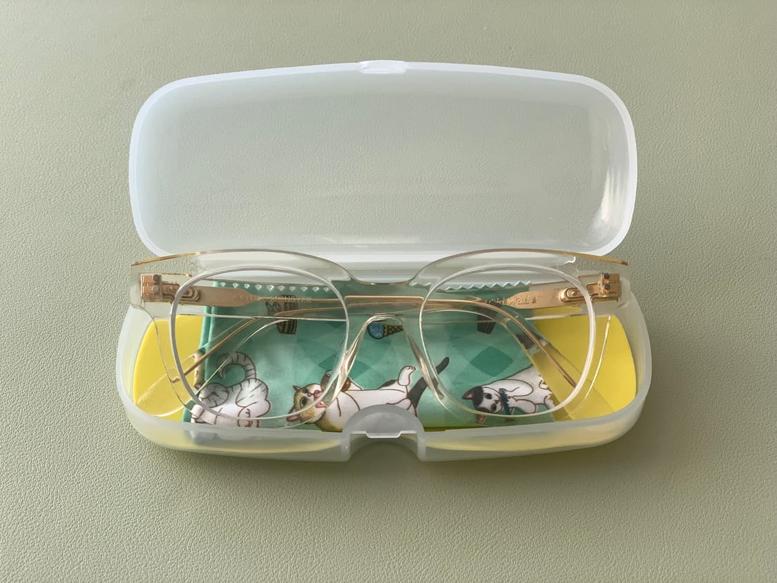 젠틀몬스터  Cal C1 Wild Wild 2 투명 뿔테 안경 상품이미지7