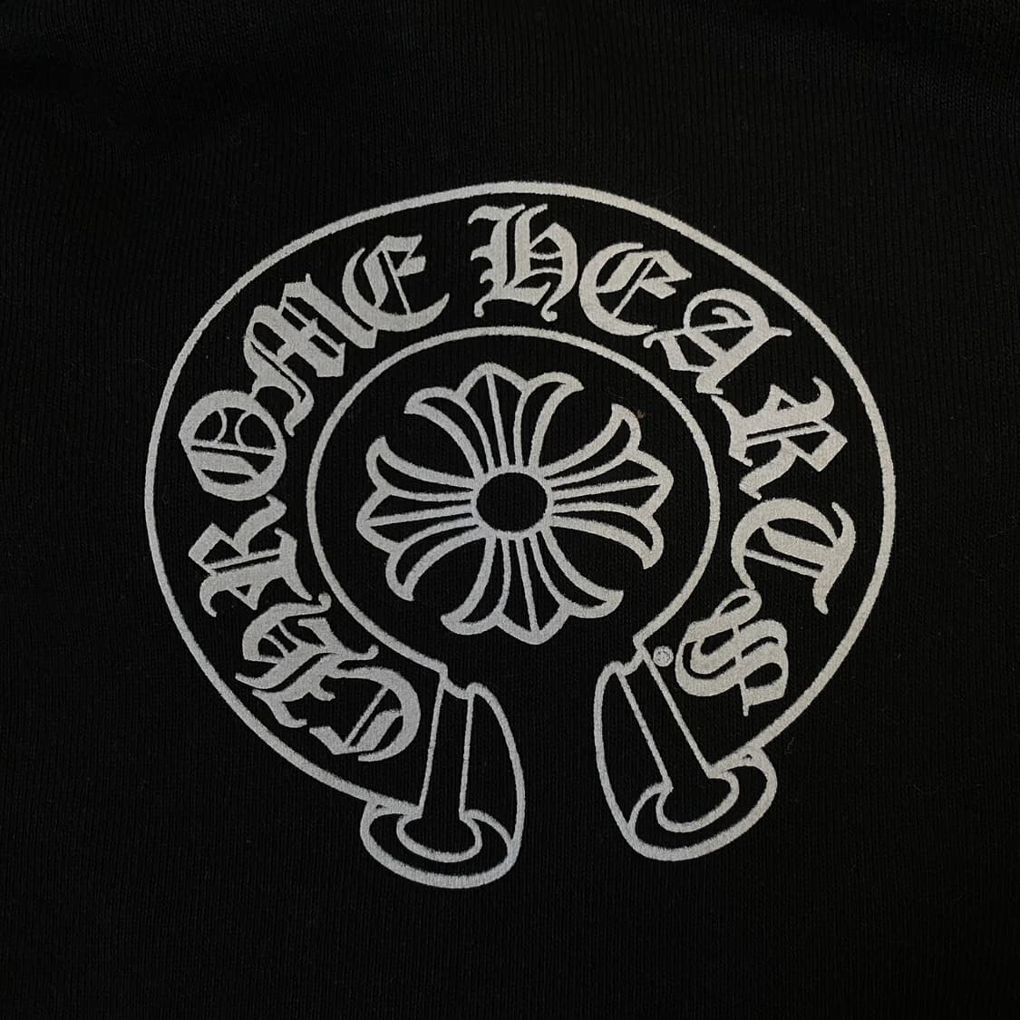 [XL] 크롬하츠 홀스슈 로고 백 포켓 스웨트팬츠 블랙 상품이미지3