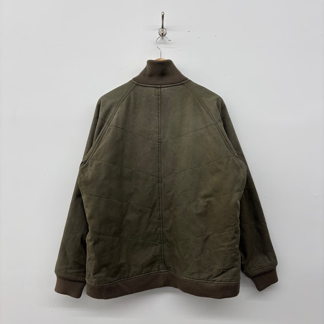 벤 데이비스 카키색 봄버 자켓 XL 상품이미지5