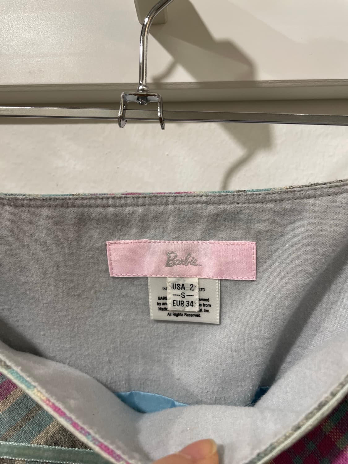 Barbie y2k ribbon check skirt 상품이미지7