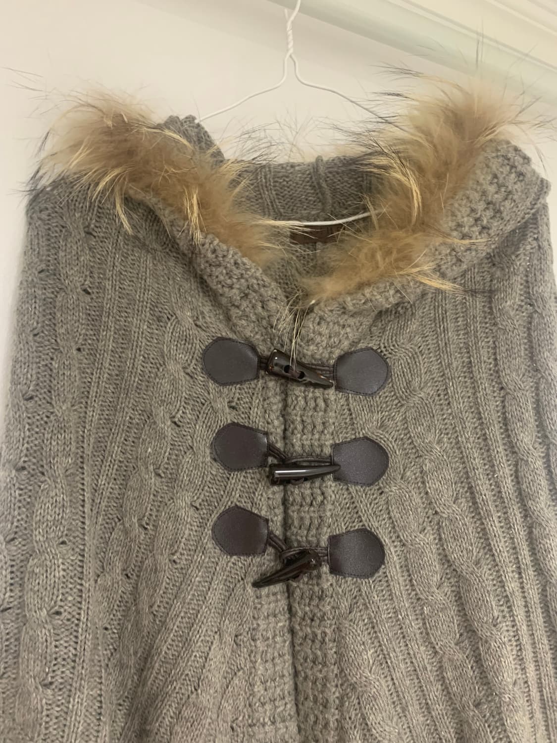 대장 빈티지 케이프 퍼 태슬 사와코무드 상품이미지4