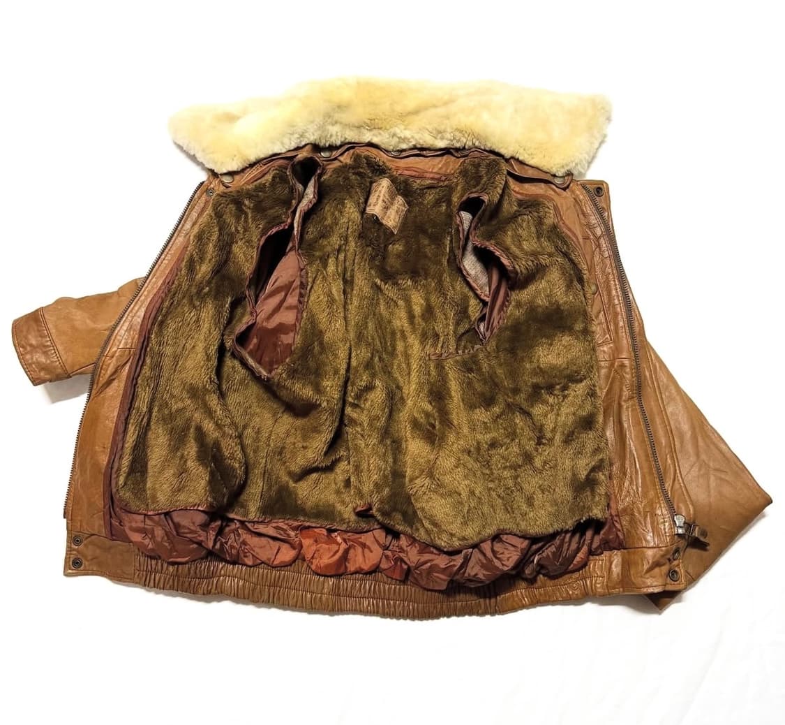 G-1 레더 봄버 자켓 상품이미지3