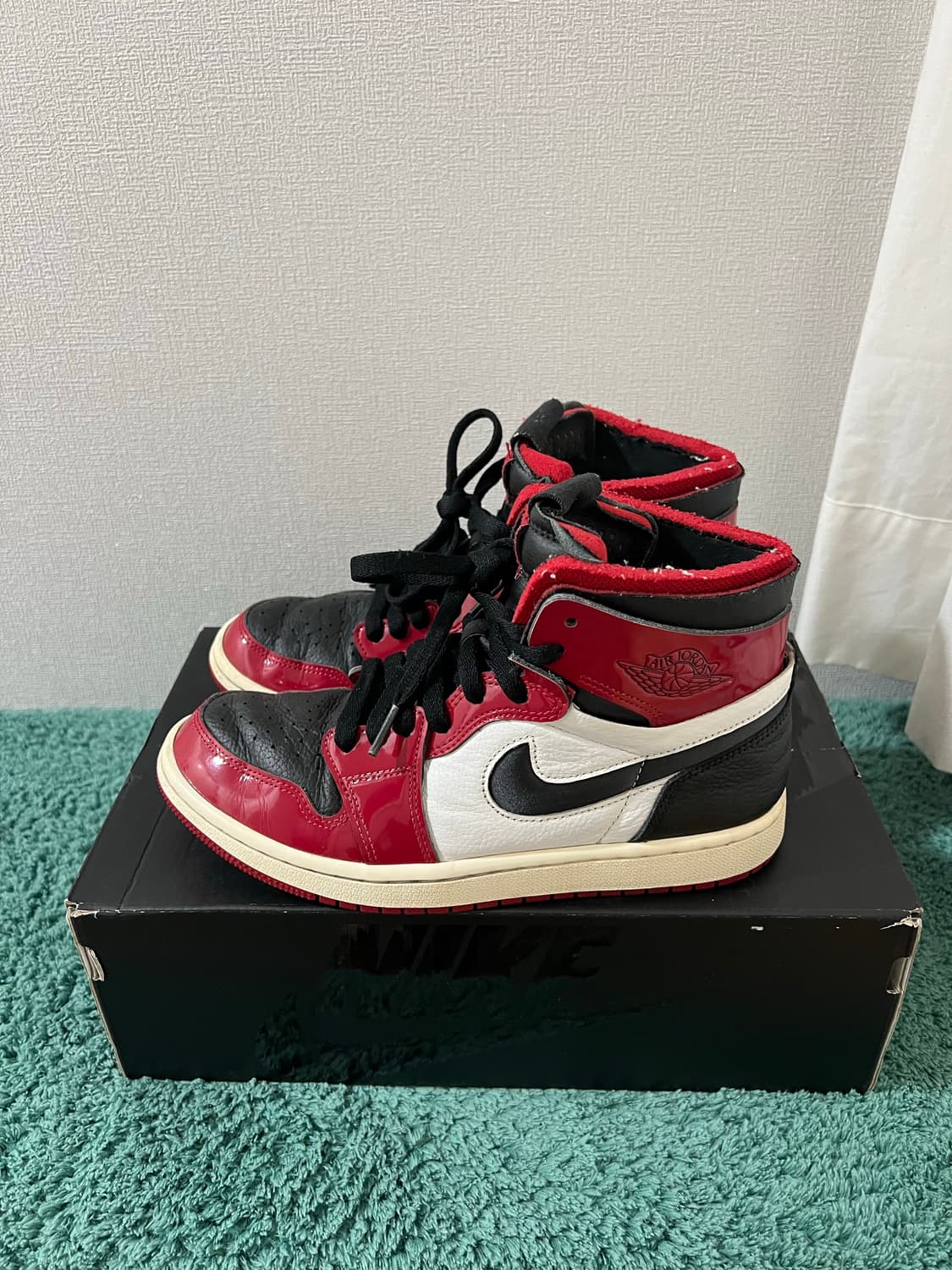 조던 1 줌 에어 컴포트 짐레드 블랙 상품이미지5