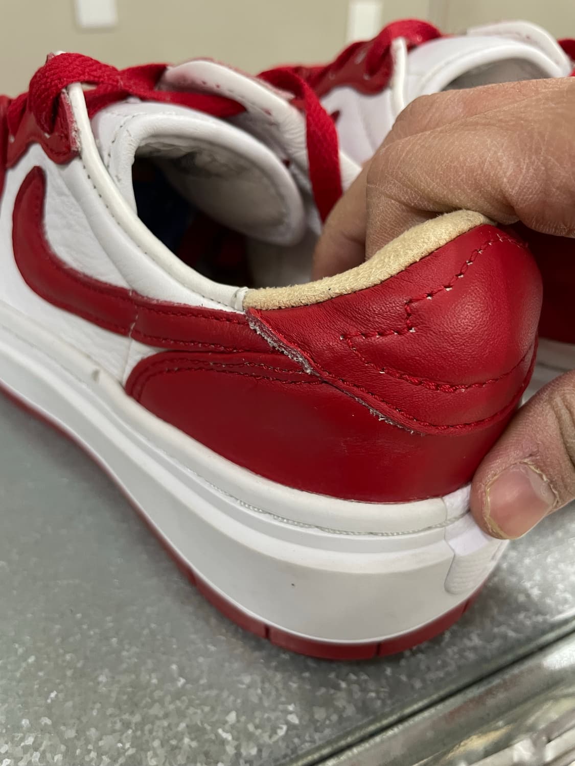 나이키 조던1 엘리베이트 로우 우먼스 레드 240 상품이미지8