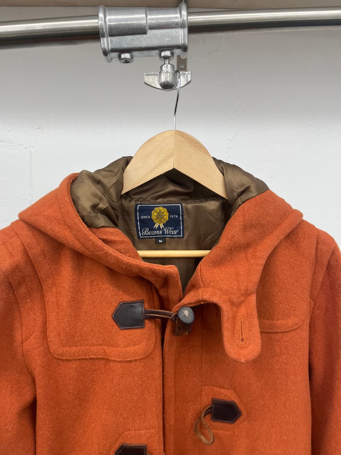 ~77) BEAMS ORANGE HALF DUFFLE COAT 상품이미지2