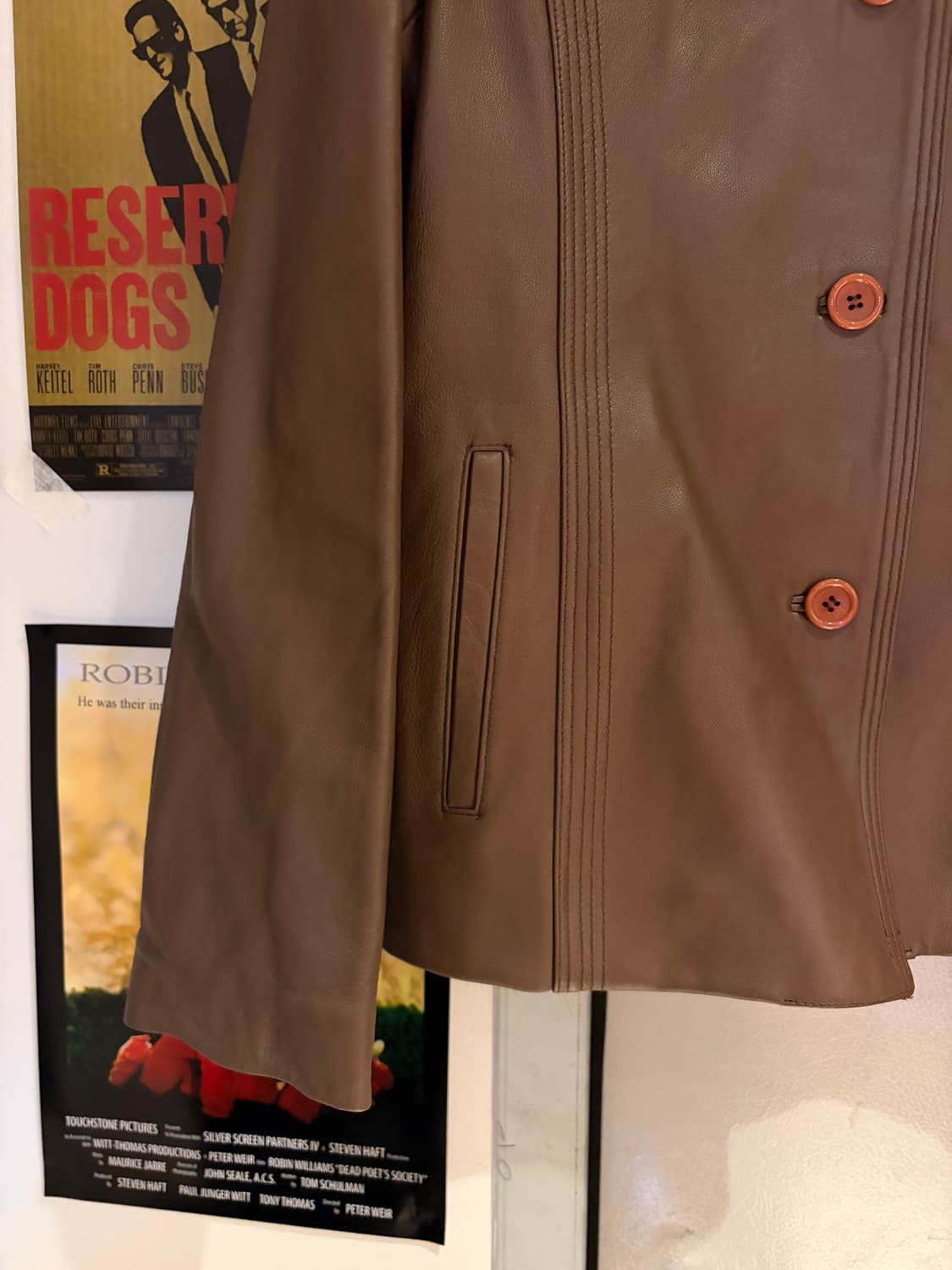 Razzio 양가죽 레더 셔츠자켓 상품이미지2