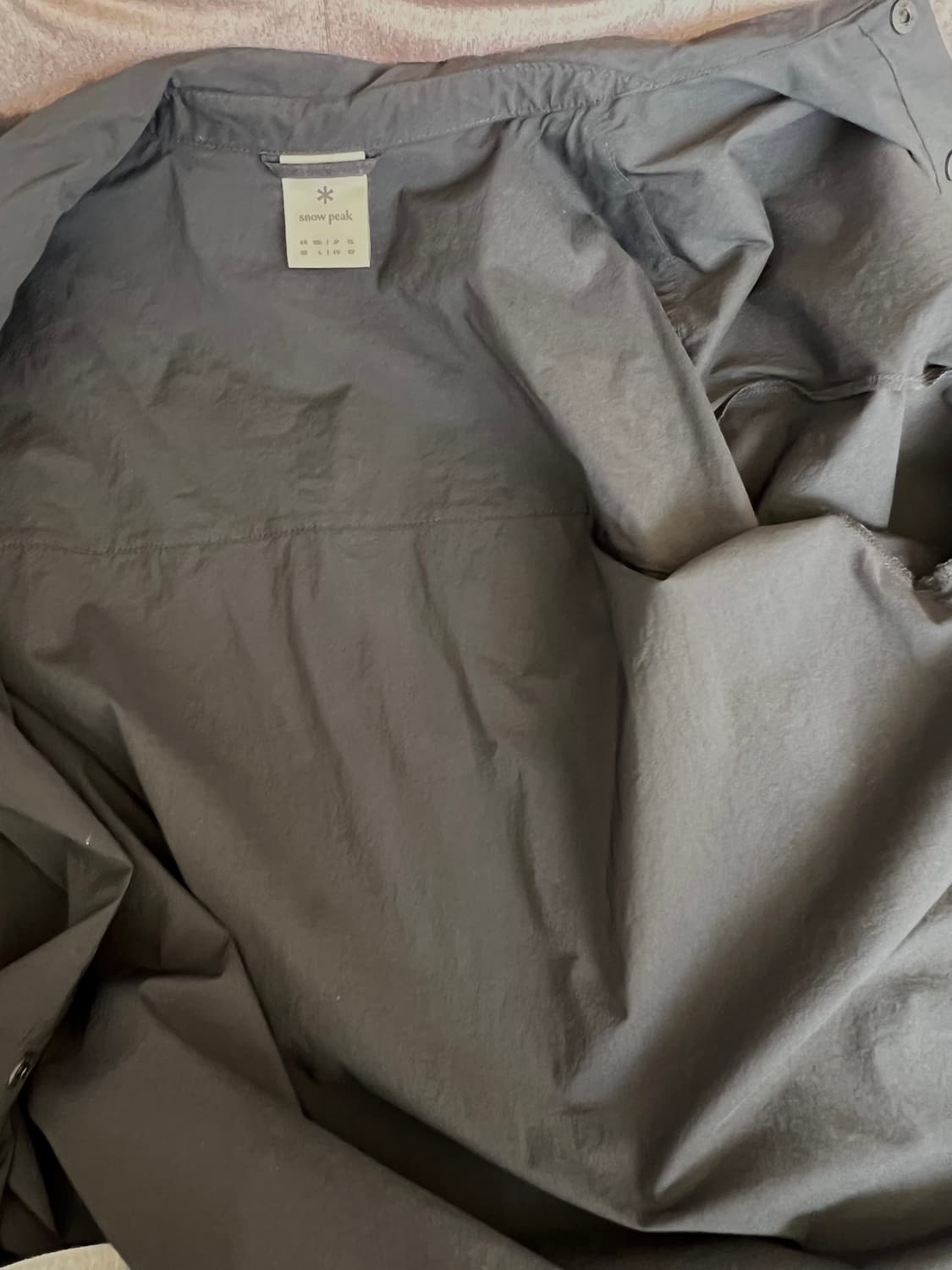 스노우피크 남성 블랙 고프코어 반팔셔츠  상품이미지6