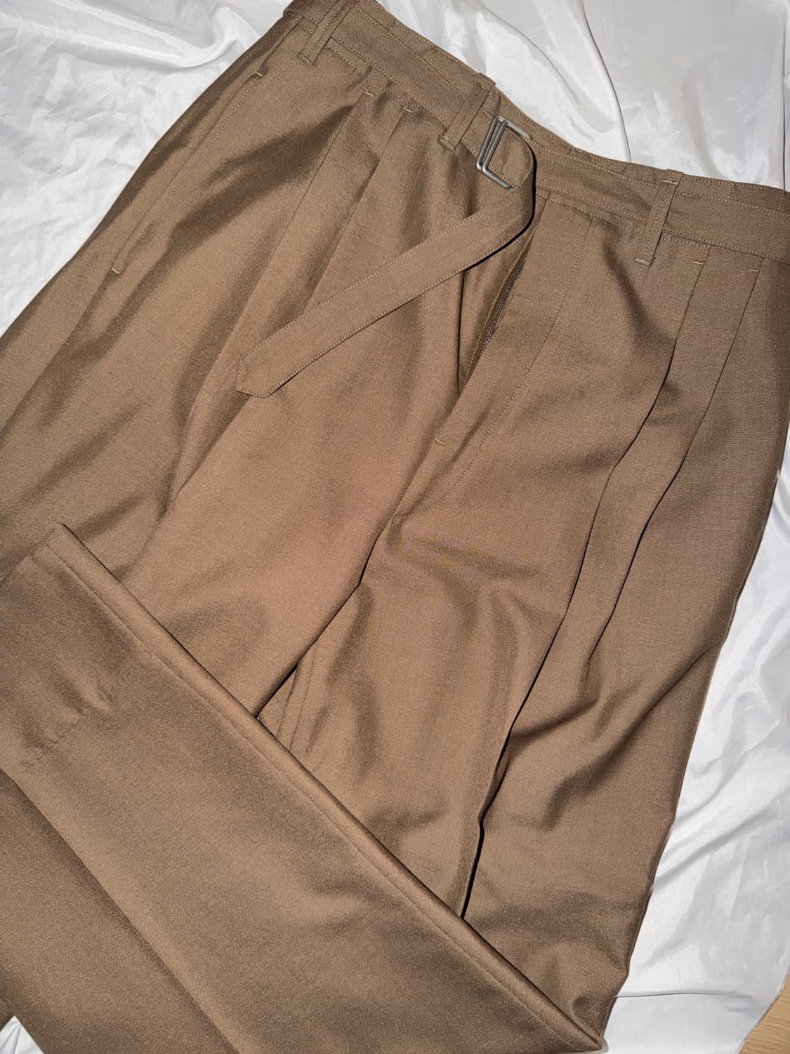 [46]르메르 20fw 벨티드 슬랙스 컵브라운 상품이미지3