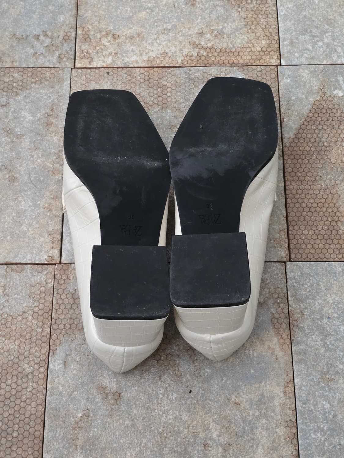 (235)자라 크로커 힐 로퍼 구두 상품이미지8