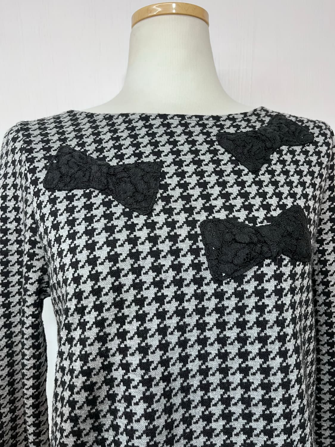 일본 빈티지 히메 레이스 리본 긴팔 상품이미지2