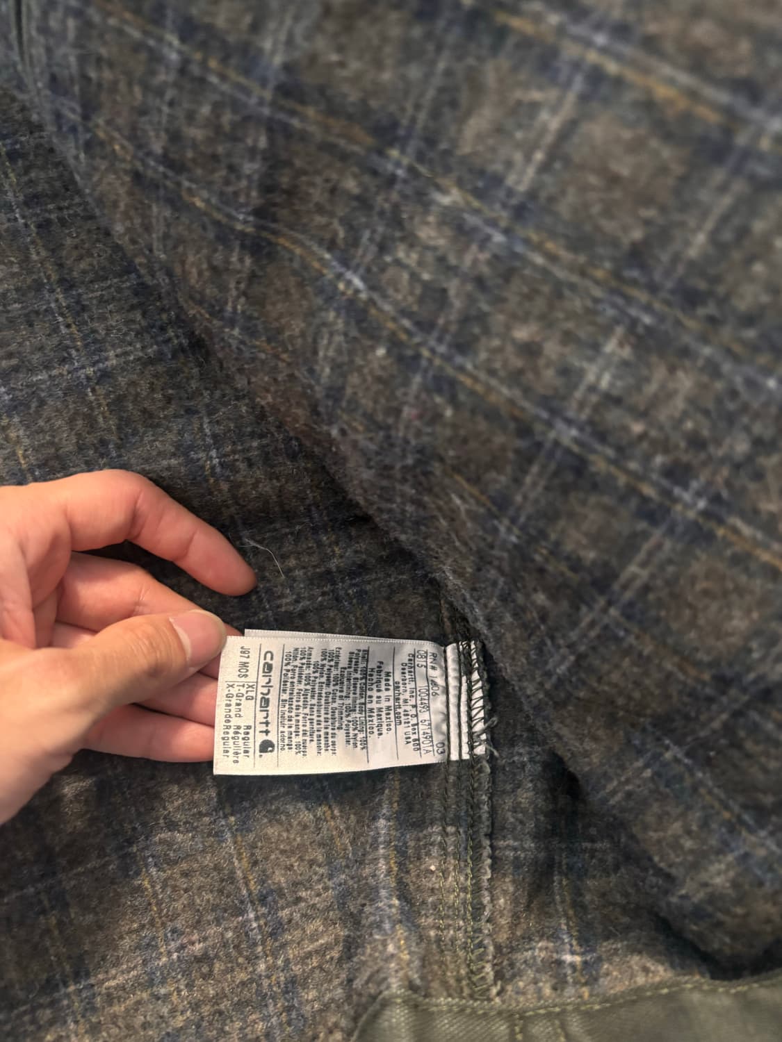 (XLsize) 칼하트 j97 mos 무자수 상품이미지4