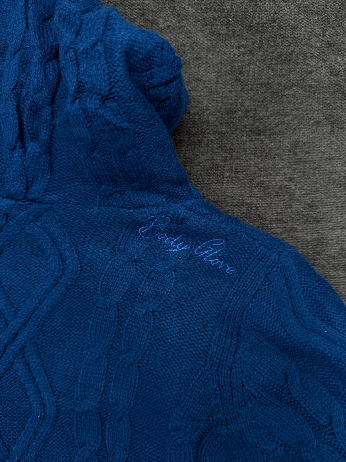 body glove 니트 후디 집업 상품이미지6