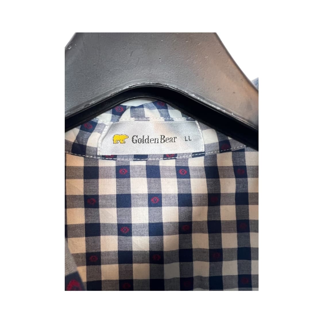 빈티지 골든베어 체크 롱슬리브 셔츠 (W) 상품이미지3