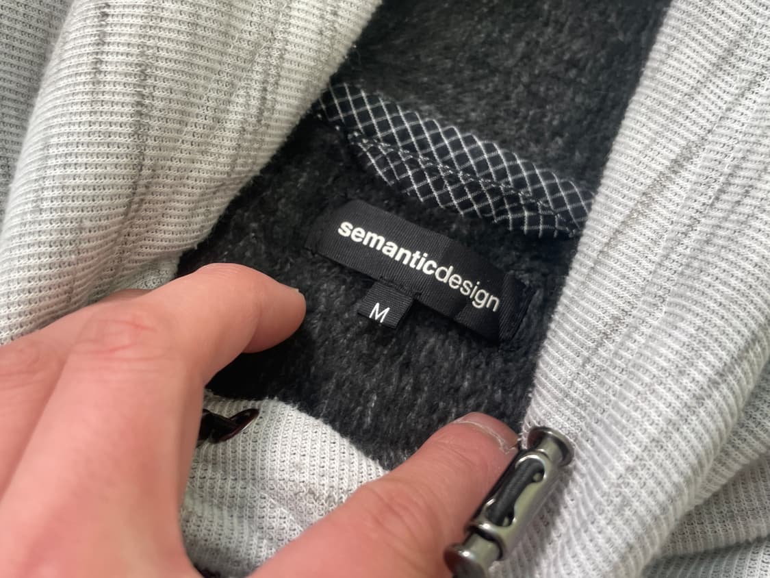 시멘틱디자인 하이넥 스트링 스웻 J03940 상품이미지4