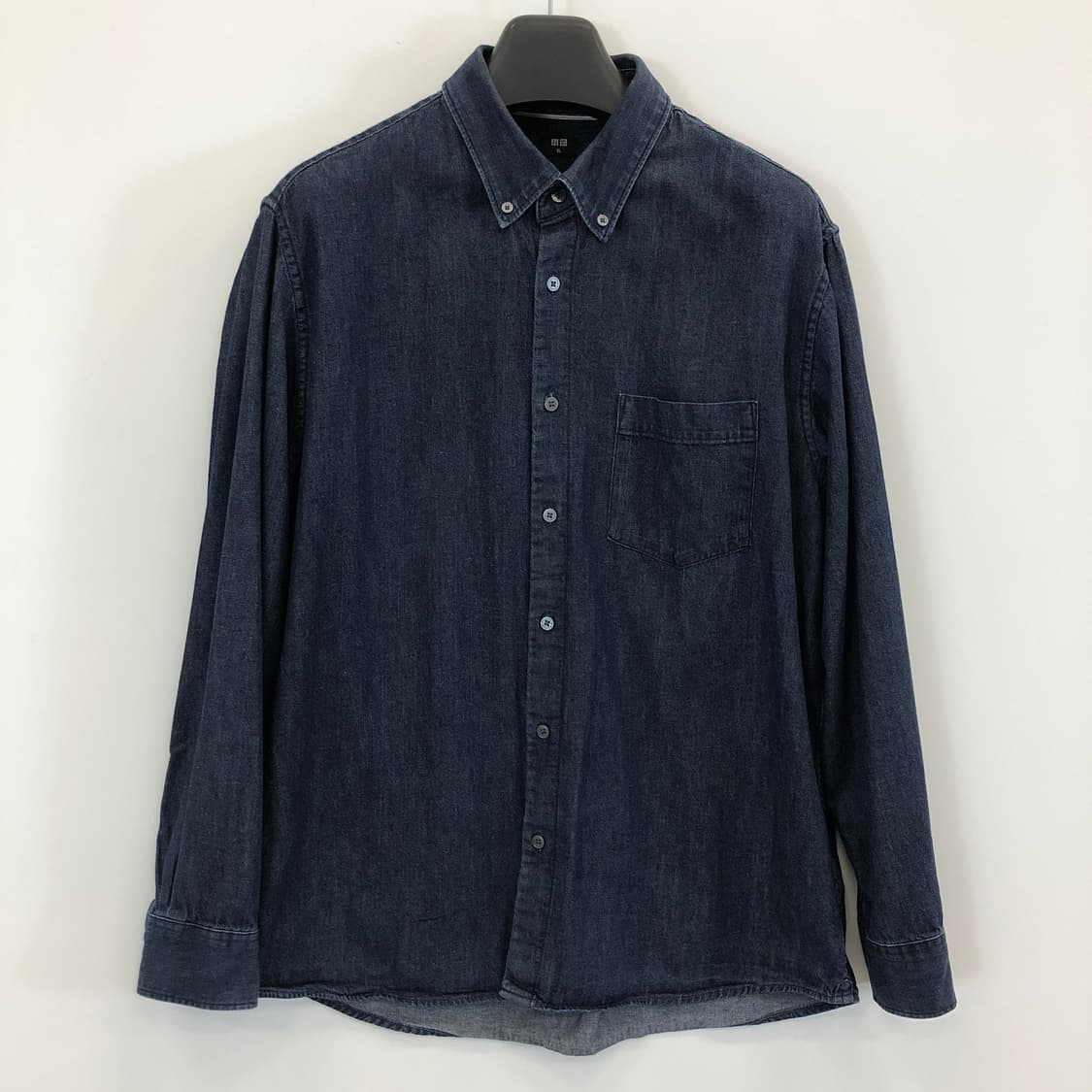 유니클로 오버 데님셔츠 XL 진청 상품이미지1