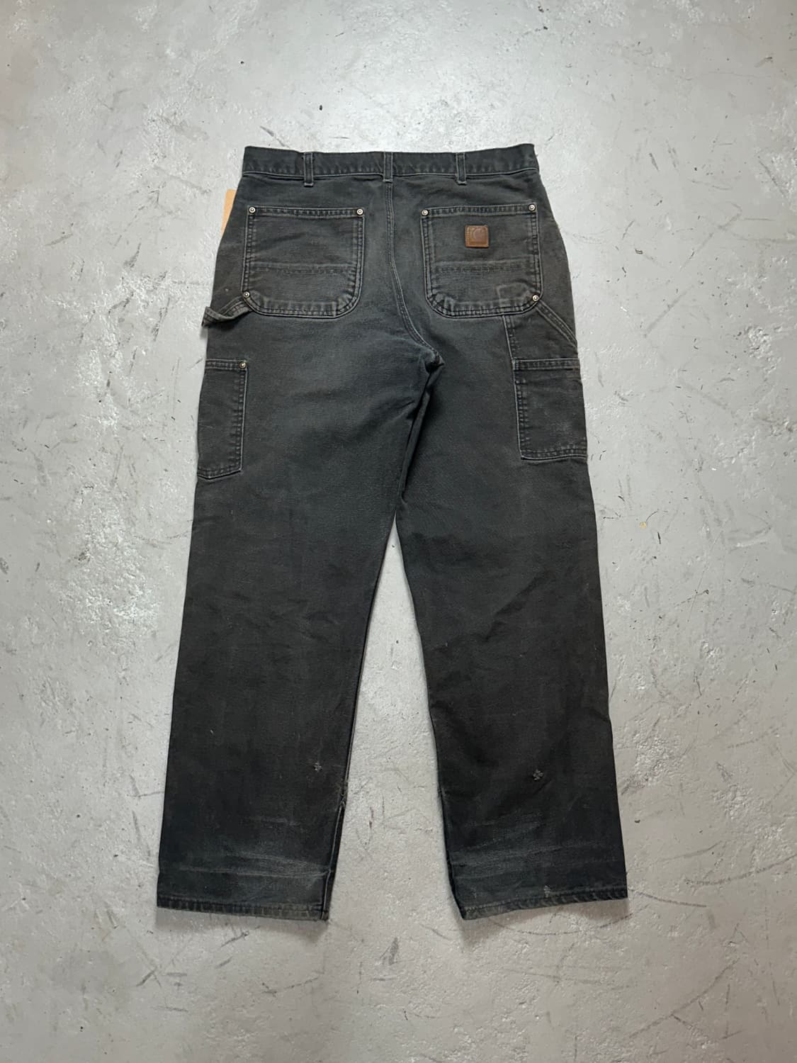 OG 칼하트 B136 더블니 블랙 칼하트 썩블니 워크팬츠 상품이미지4