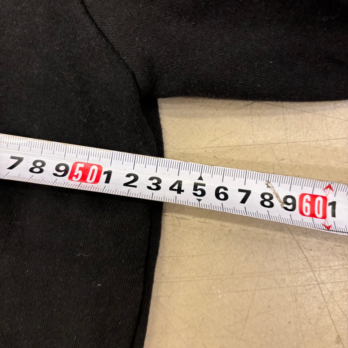 캉골 스몰로고 블랙 맨투맨 상품이미지5