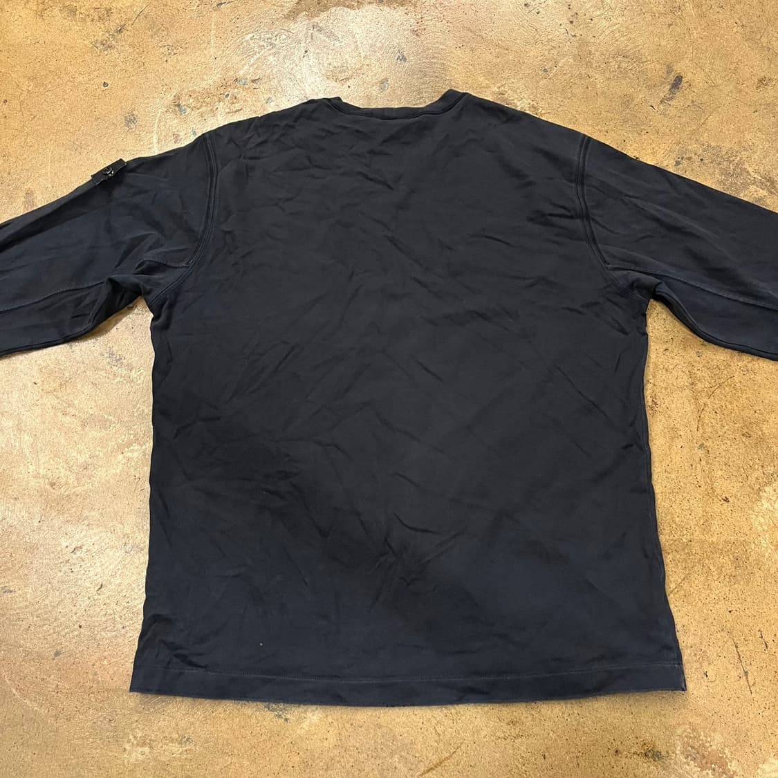 [정품/2XL] 스톤아일랜드 블랙 긴팔 티셔츠 b18 상품이미지4